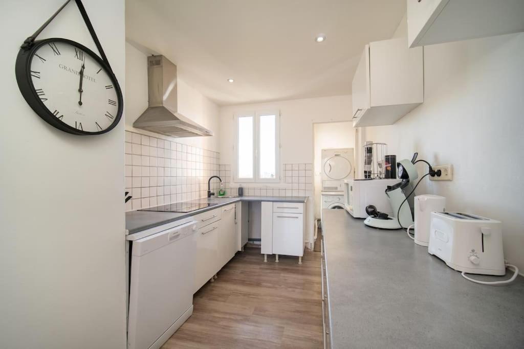 Air-Conditioned Apartment Sleeps 4 To 6 Parking Marseille Exterior photo